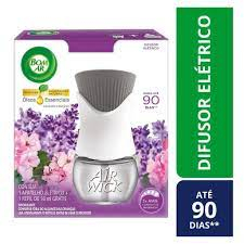Kit Difusor Aromas Eletrico Bom Ar Lavanda Aparelho+ Refil 16ml Air wick