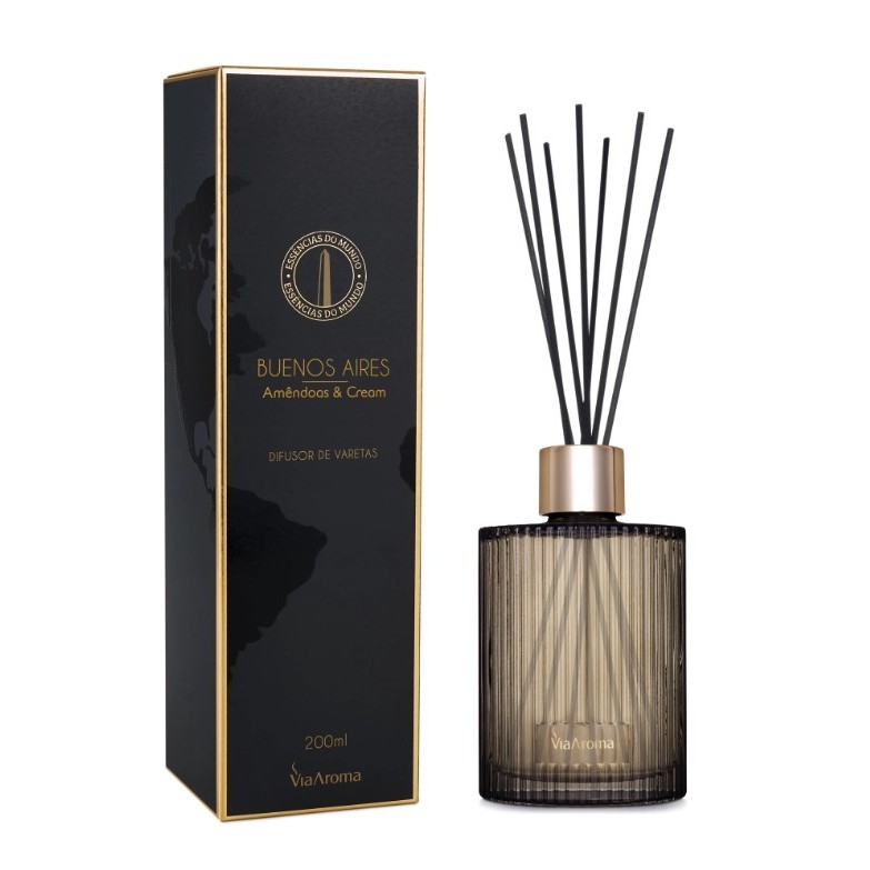 Difusor De Varetas 200ml Mundo Buenos Aires Via Aroma