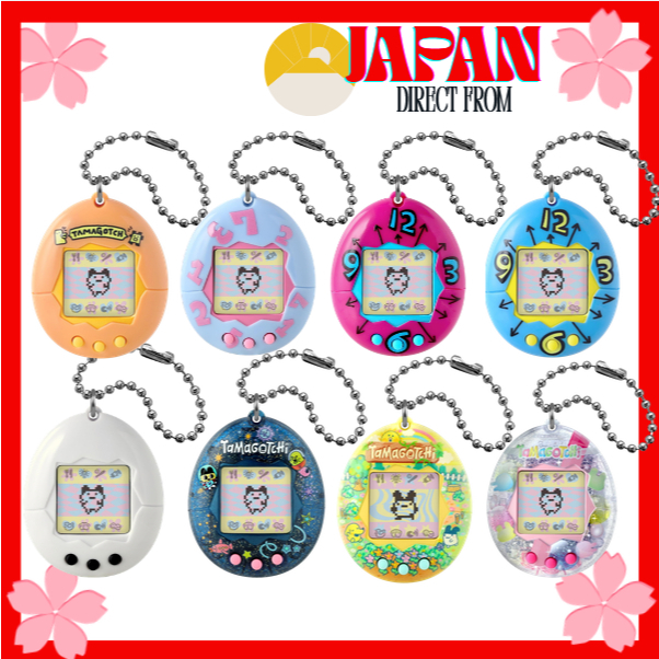 【Direct from Japan】BANDAI Original Tamagotchi Avocado Mix Tama Sewing Angel Tiara Angel Cake Tama Yummy College Sweat