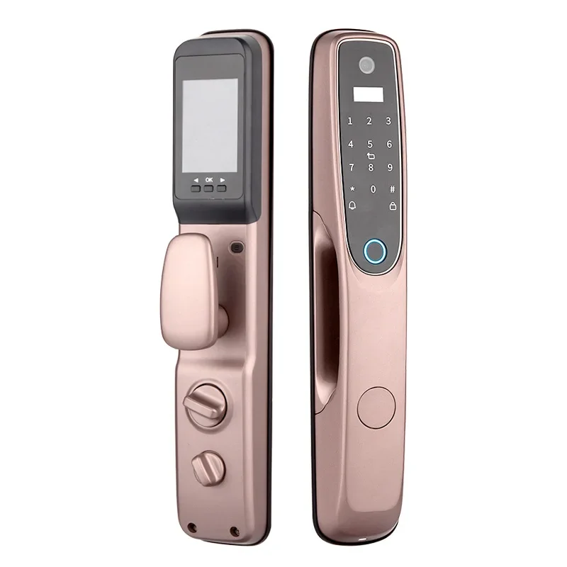 Smart fingerprint lock, fully automatic visual cat's eye, password lock, magnetic card, mobile phone remote identification