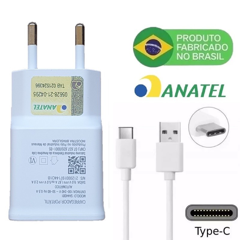 Carregador para Sam Turbo Tipo C Gala A21s A52 A72 M62
