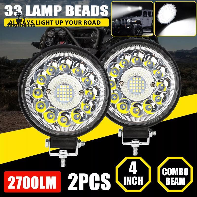 dingshenhb 4.5 Polegadas 99W Offroad LED Lightbar Spot Off Road 4x4 Bar Para Tru SUV Barco ATV Trator Farol 12V 24V Luze