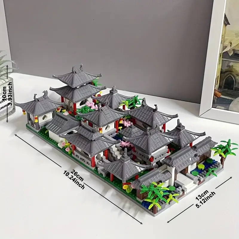 Suzhou Gardens Building Block Bricks Toy Assembly Particle Children Development Education Collection Brinquedos Quebra-Cabeça Meninos E Meninas Aniversário Infantis