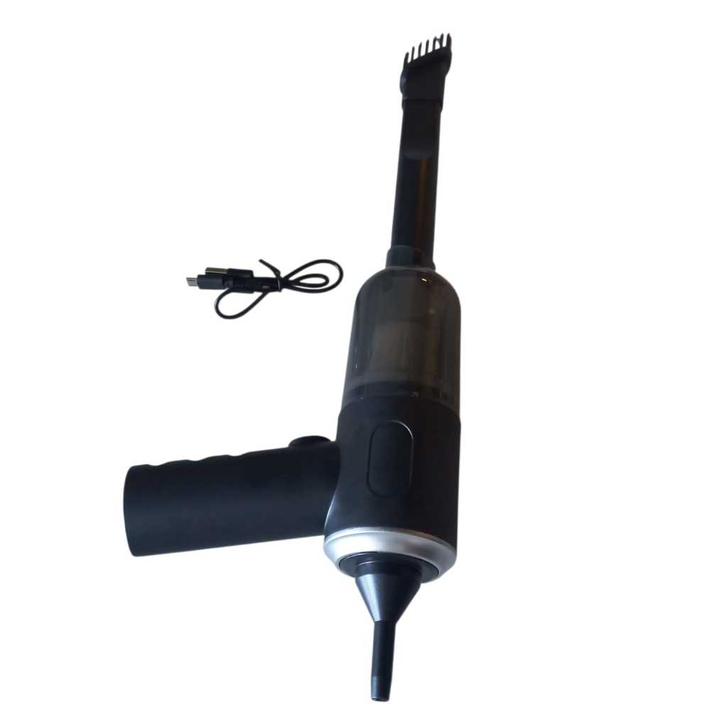 Mini Aspirador Portátil 3 em 1 Sem Fio Recarregável Limpeza Carro Mesa Teclado