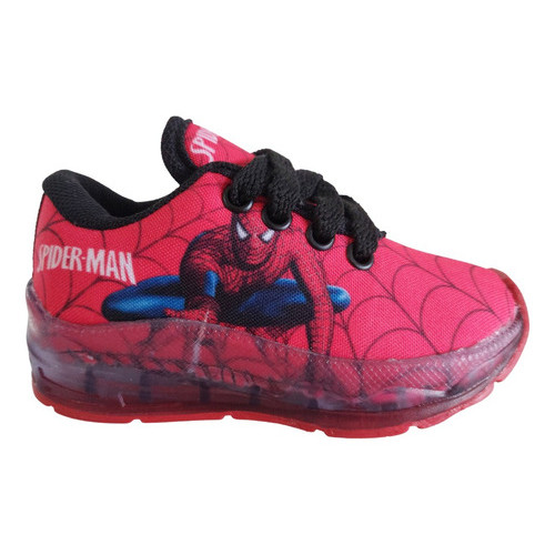 Tênis Infantil De Led Menino Homem Aranha KD202204H
