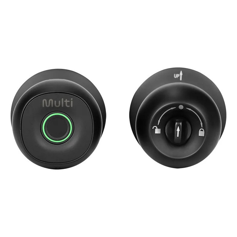 Fechadura Biométrica Smart Bluetooth Preta Multi - Se243