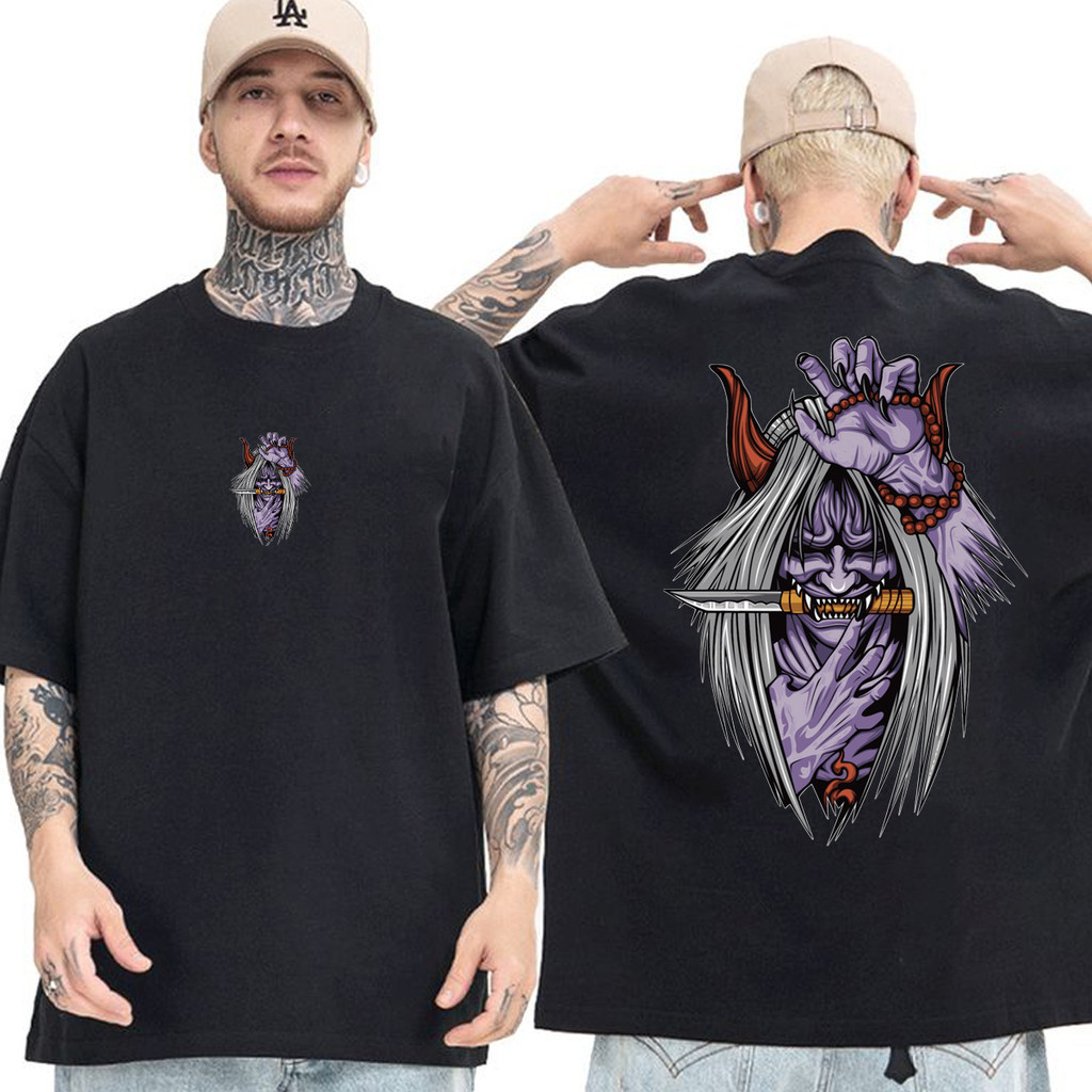 Camisa Masculina Naruto Shippuden Selo Ceifeiro Shinigami -Camisa 100% Algodão - Envio Imediato - Polar Clothing Store