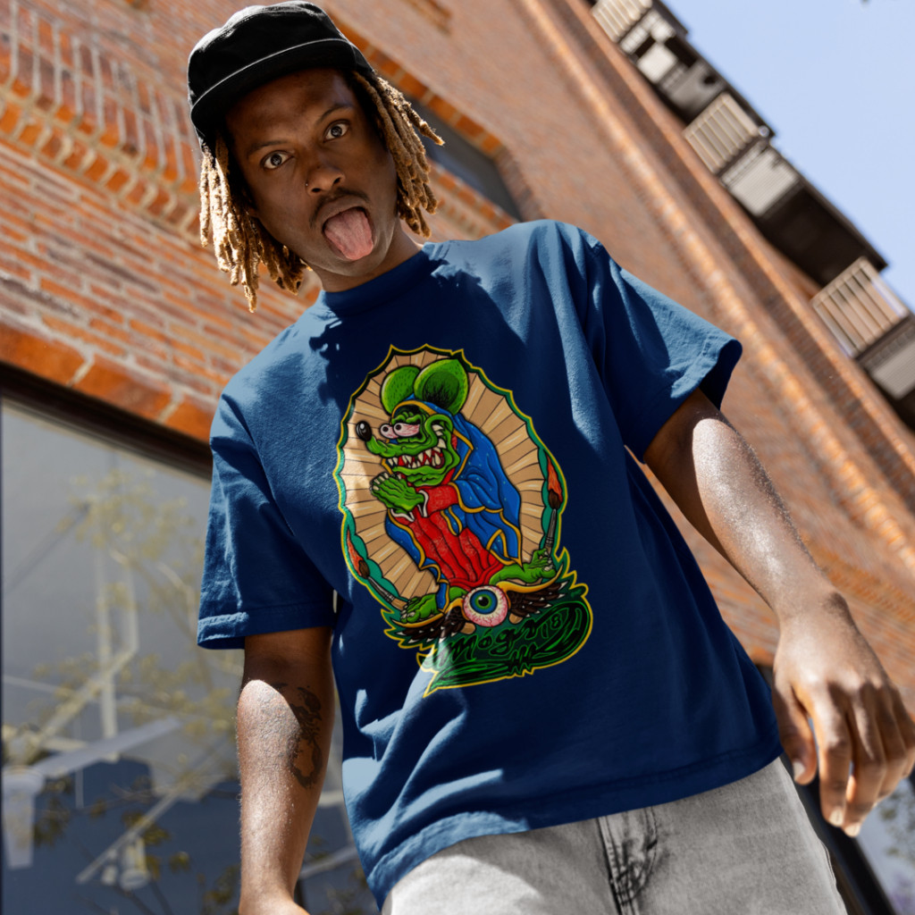 Camiseta Unissex RatFink RF Rato Streetwear - Camisa de Malha 100% Algodão - Envio Rápido - Polar Clothing Store