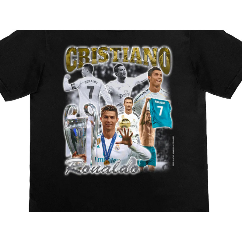 Camiseta Time Futebol Jogador Cristiano Ronaldo CR7 Craque 100% Algodão Envio Rápido/Imediato Polar.clothing.store