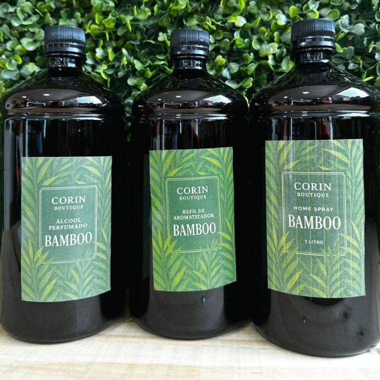 Kit 03 Itens Bamboo Casa Perfumada – 1L