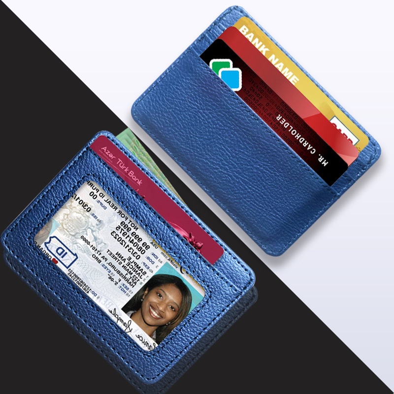 Porta-Cartões 1PC Slim Bank De Crédito Identificação Capa Bolsa De Moedas Para Mulheres Carteira Organizadora De Negócios Homens
