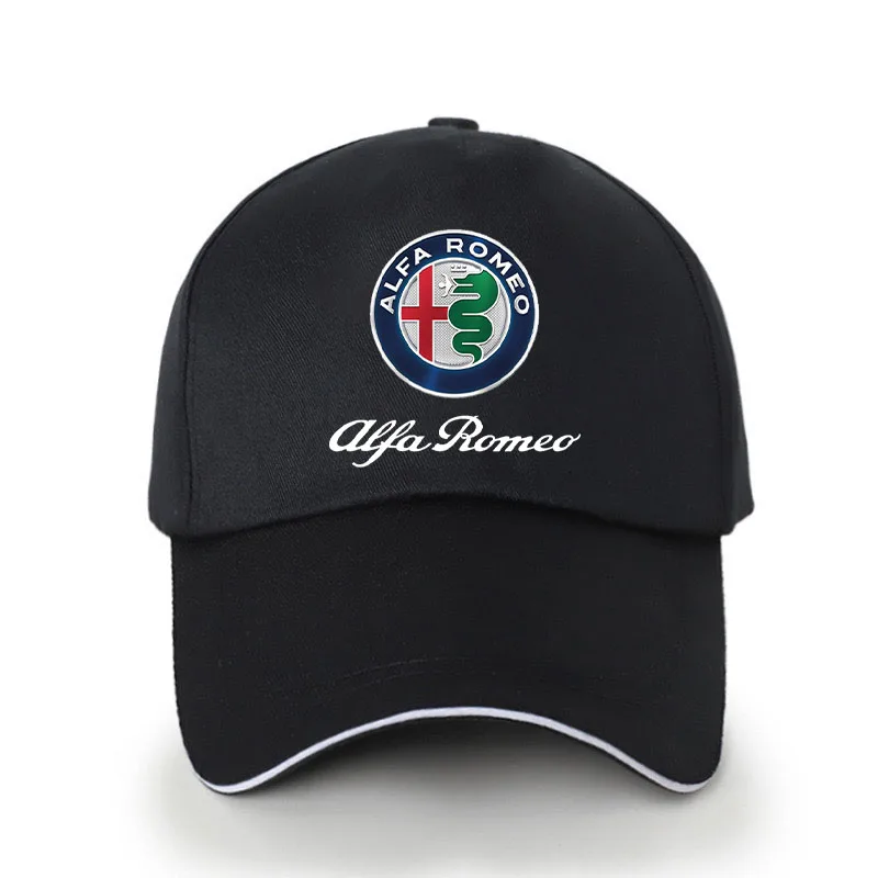 Car Unisex Cap Casual Plain Baseball Cap Adjustable Snapback Hats For Alfa Romeo giulia stelvio giulietta 159 147 156 Accessorie