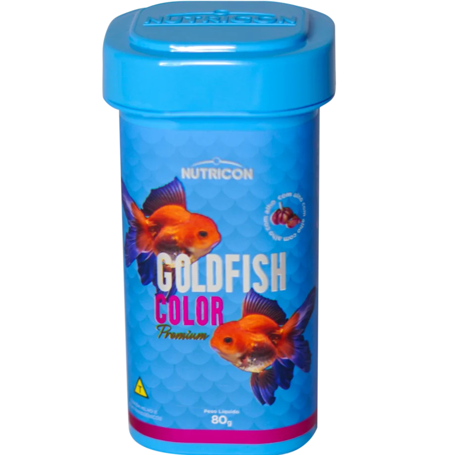 Nutricon Goldfish Color – Ração Premium para Kinguios | Realce Cores & Saúde | Disponível em 20g/80g