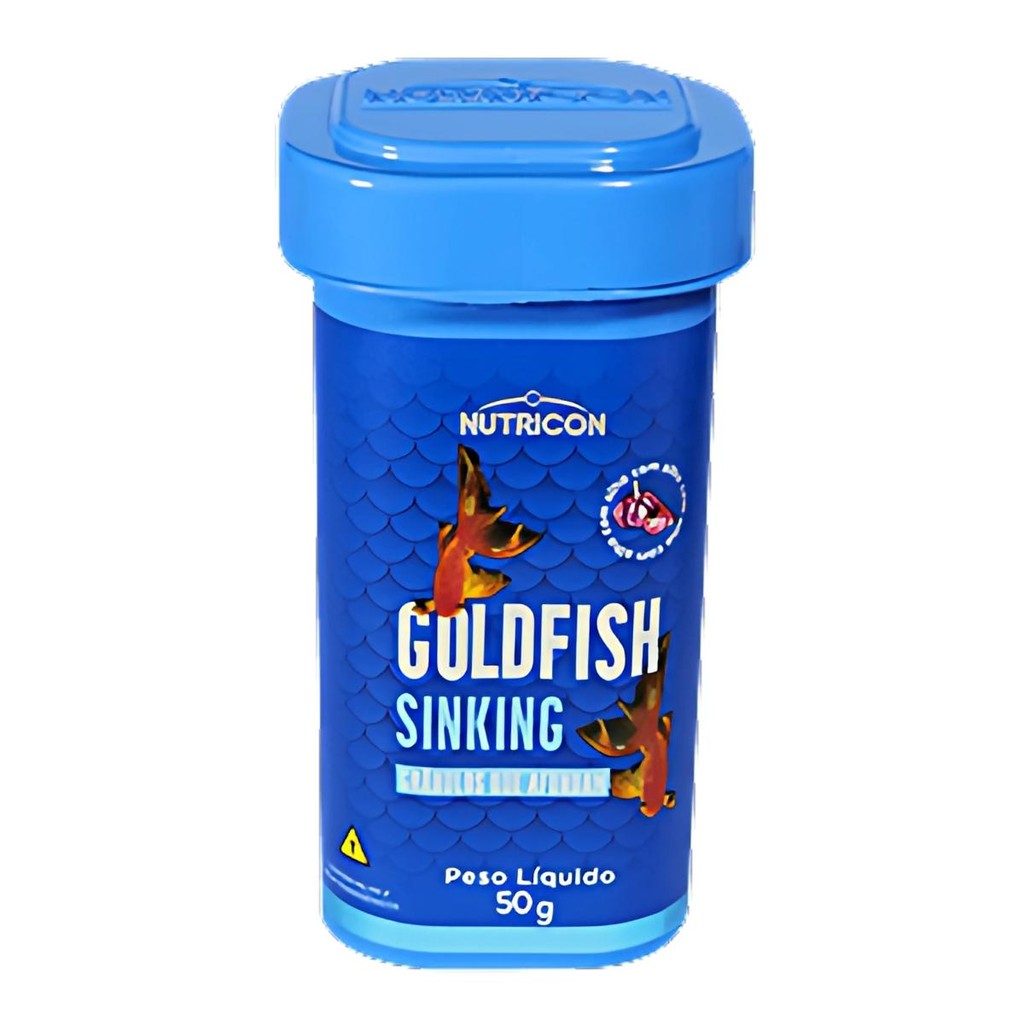 Nutricon Ração GoldFish Sinking 50g Peixe Kinguio