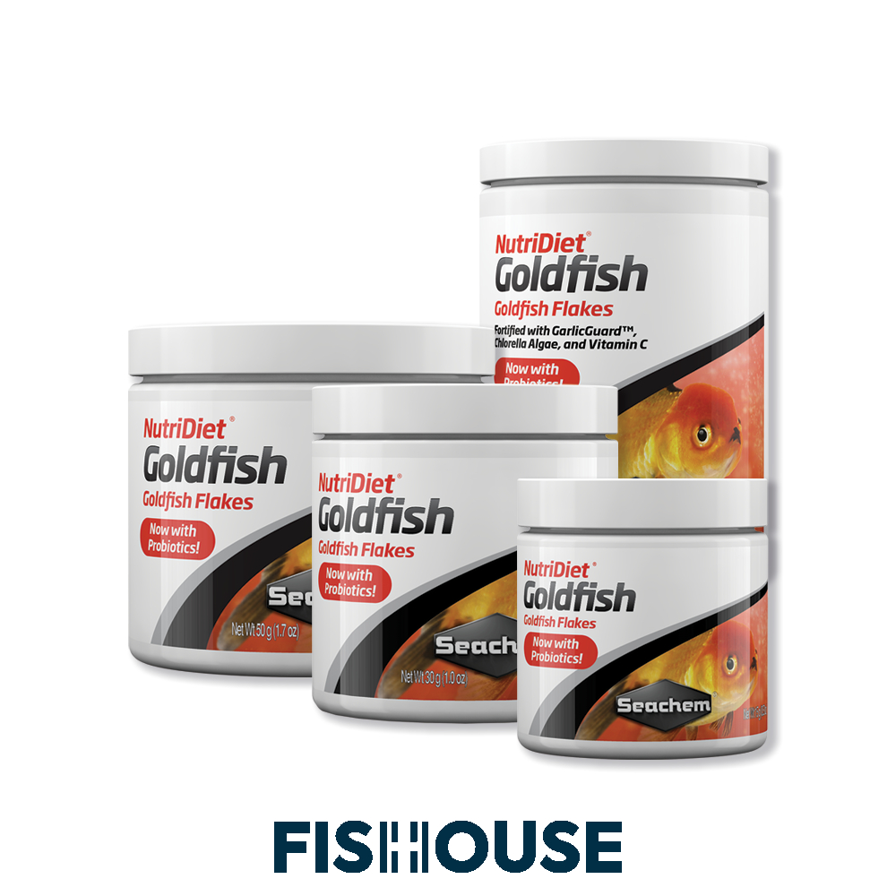 Ração para peixes - Nutridiet Goldfish Flakes - Seachem