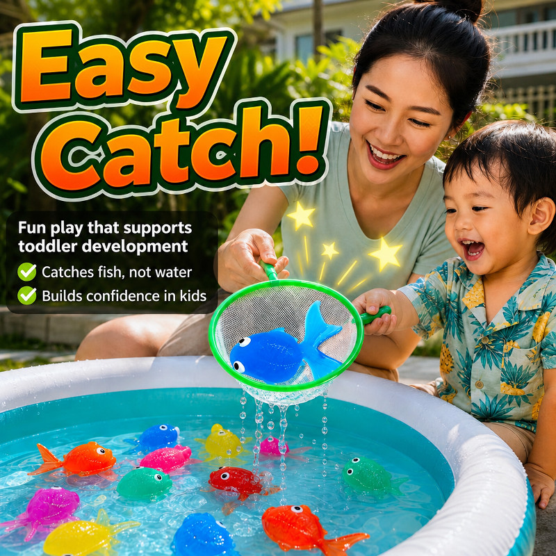 [Floats On Water] JMY Floating Silicone Goldfish Toy For Kids Bath And Water Play/Floating Toy/Bath Toy/Water Toy/Kids T