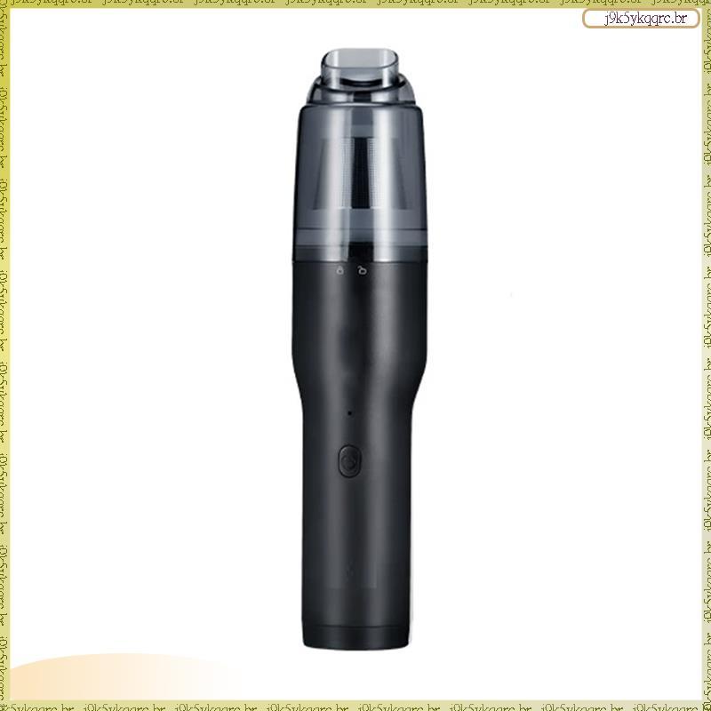 [Leqn] Para Bar/Carro Desktop Grãos De Café Aspirador Portátil Sem Fio Com 13Kpa Poderosa Sucção E Ventilador Preto