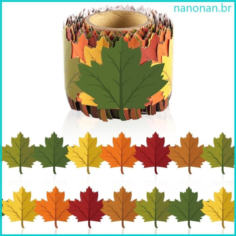 Outono Decorativo Maple Leaf Boletim Board Borda Guarnição Para Espaço Educacional