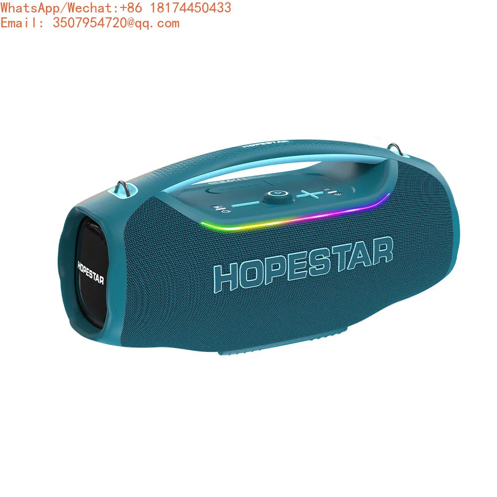 Hopestar A60 Ultra 450W Speaker AI Sound BT5.4 AURACAST IPX6 Waterproof RGB Battery Removable UHF Mic With Single Mic