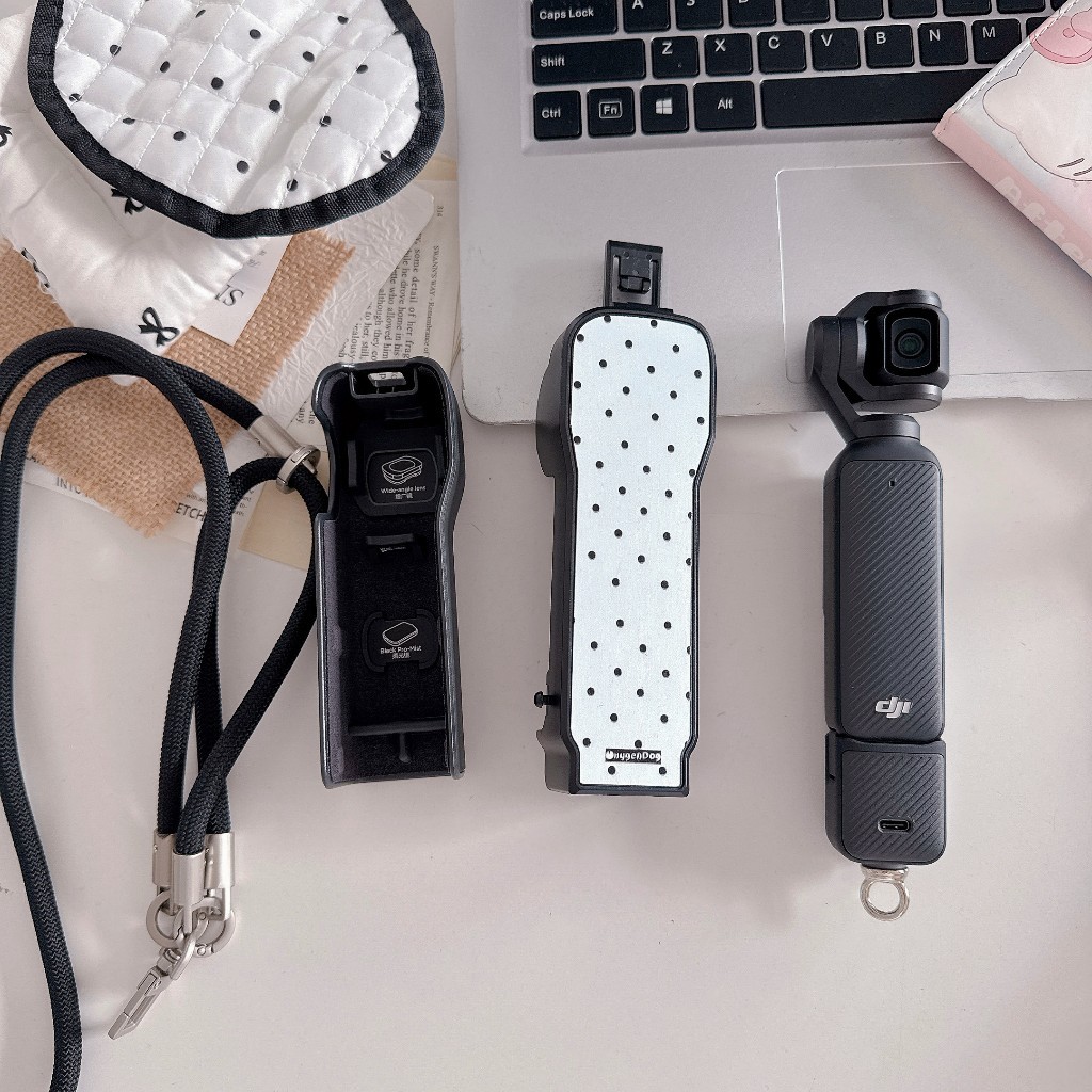DJI Osmo Pocket 4/3 Cartoon Padrão Protetor de ouvido Caso, transporte multifuncional à prova de choque Caso