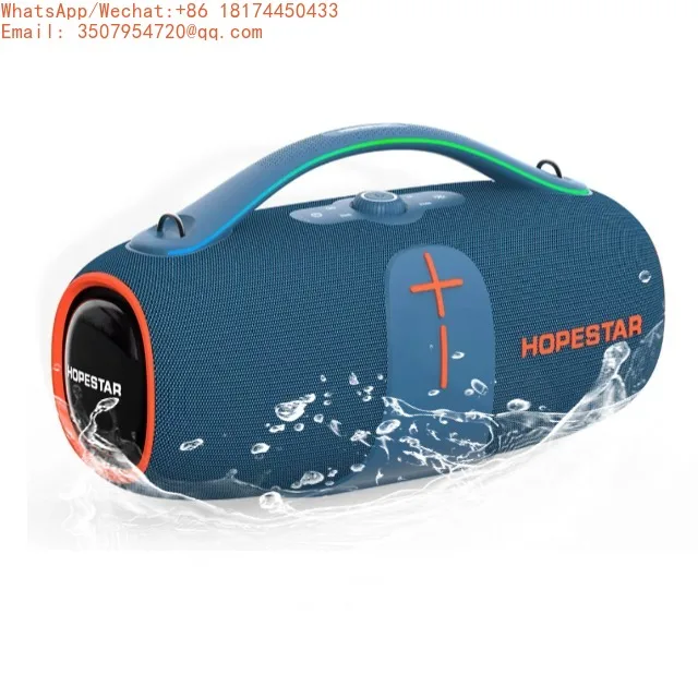 Hopestar Speaker A85 High Quality Portable Audio Players 400W RGB Wireless Subwoofer Home Theatre USB For Parties Computers DC