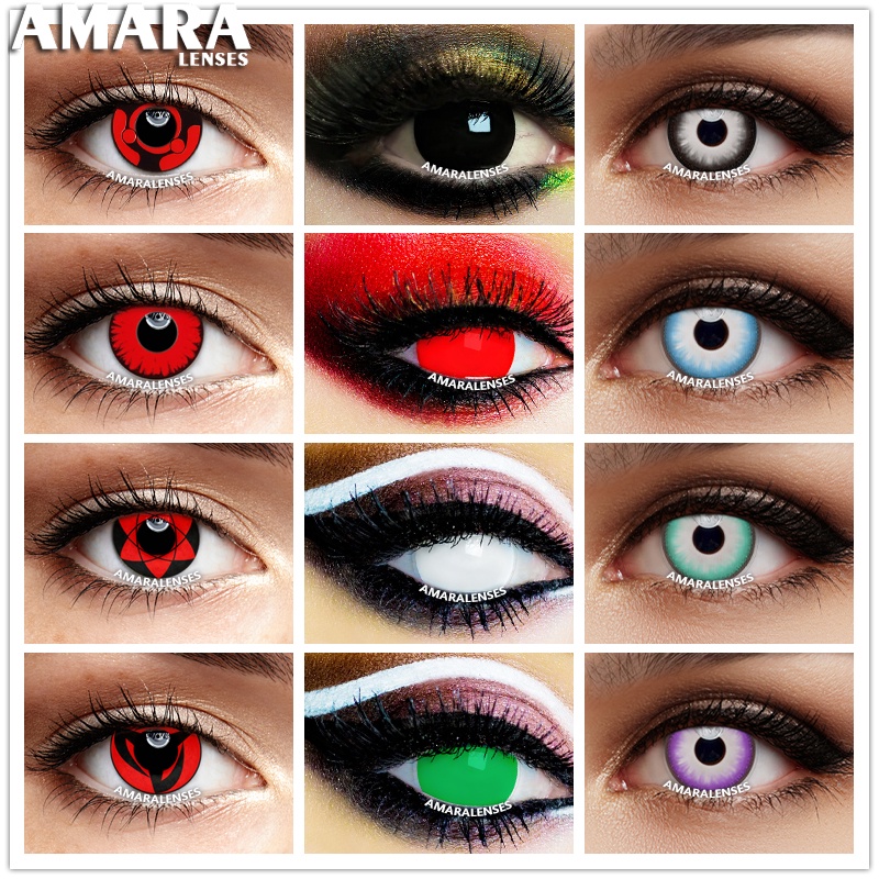 Lentes De Contato Annual Usa 2 Pçs/Par Lente 14,5mm Para Maquiagem