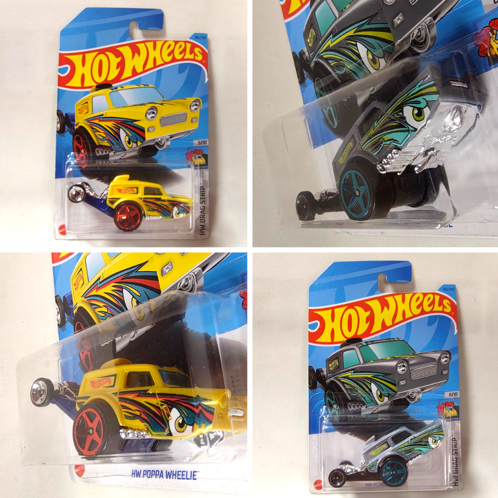 Miniatura Hot Wheels POPPA WHEELIE - CORES  - Esacala 1:64 - ORIGINAL