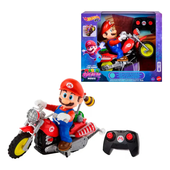 Hot Wheels Rc Mario Wheelie Motocross - Mattel Jml15