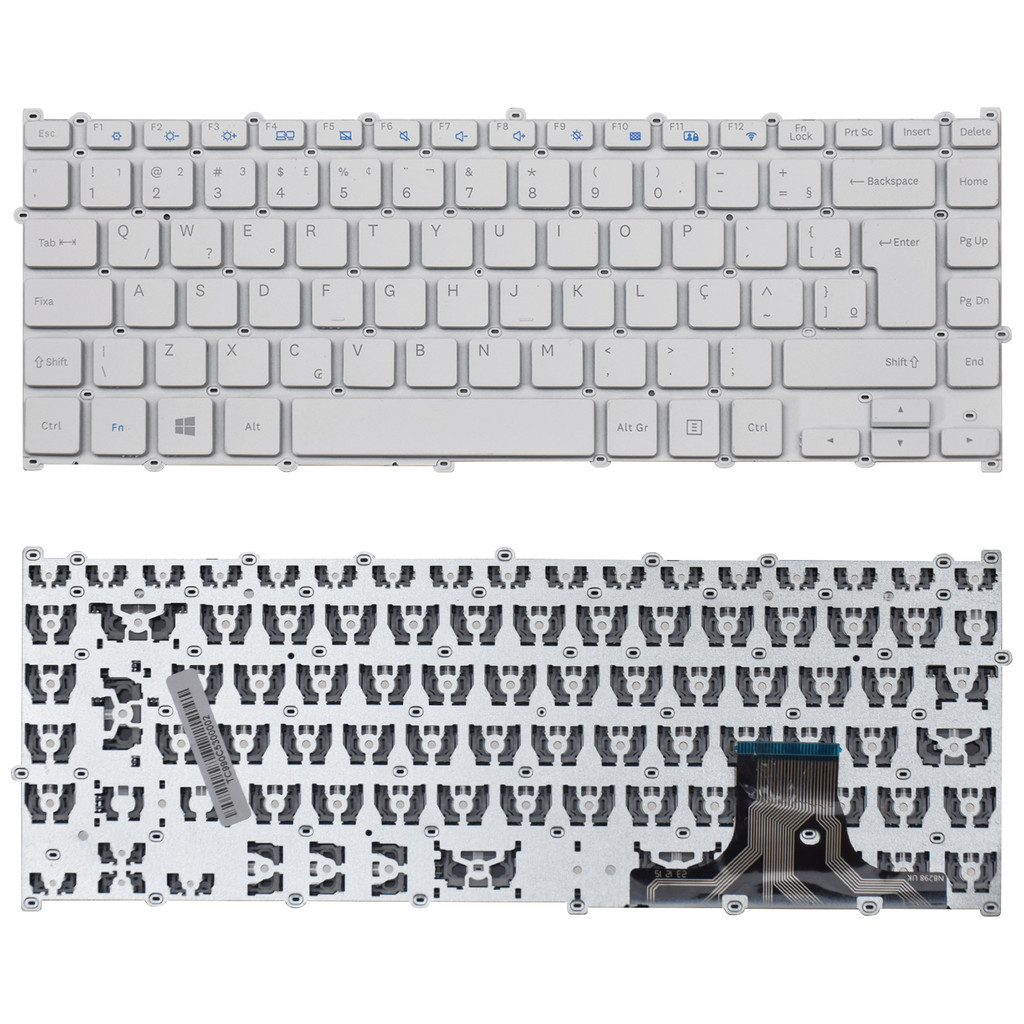 Teclado para Notebook compatível com Samsung Essentials NP500R4L ABNT2