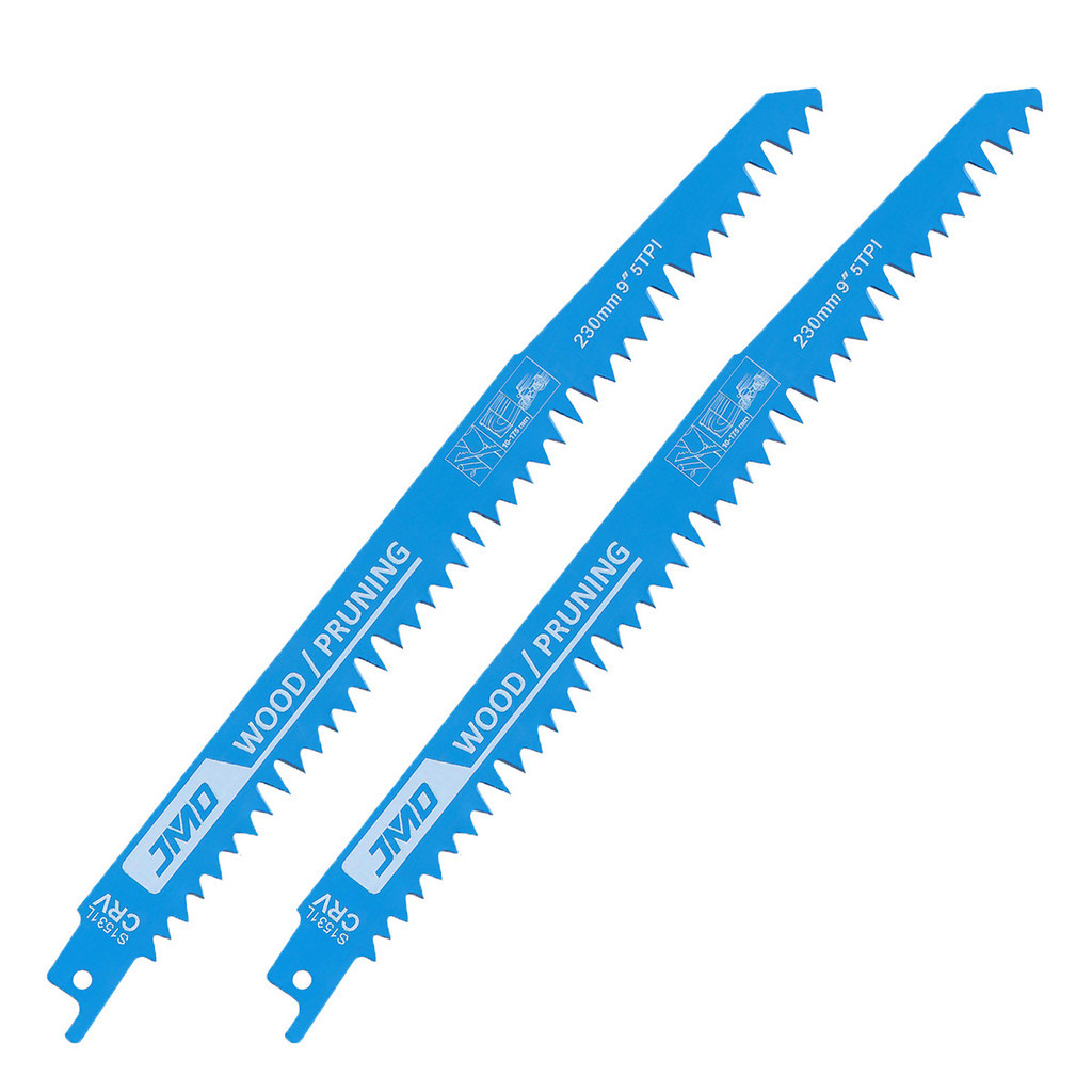 Kit 2pç Lamina Sabre 9 Pol 230mm 5T Poda Madeira Plastico