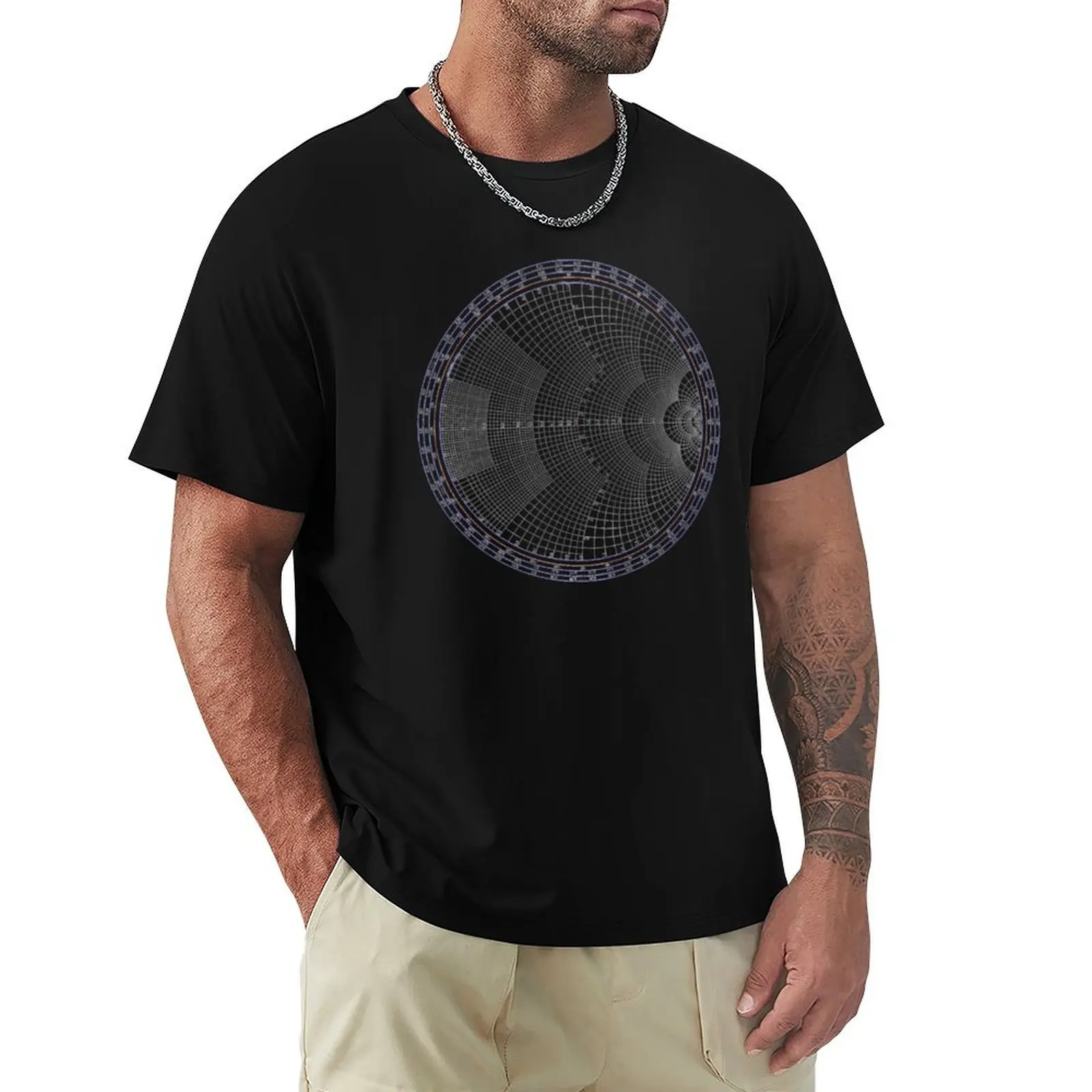 Smith Electrical Engineering Chart (blue) T-Shirt Big and Tall Casual T-Shirt