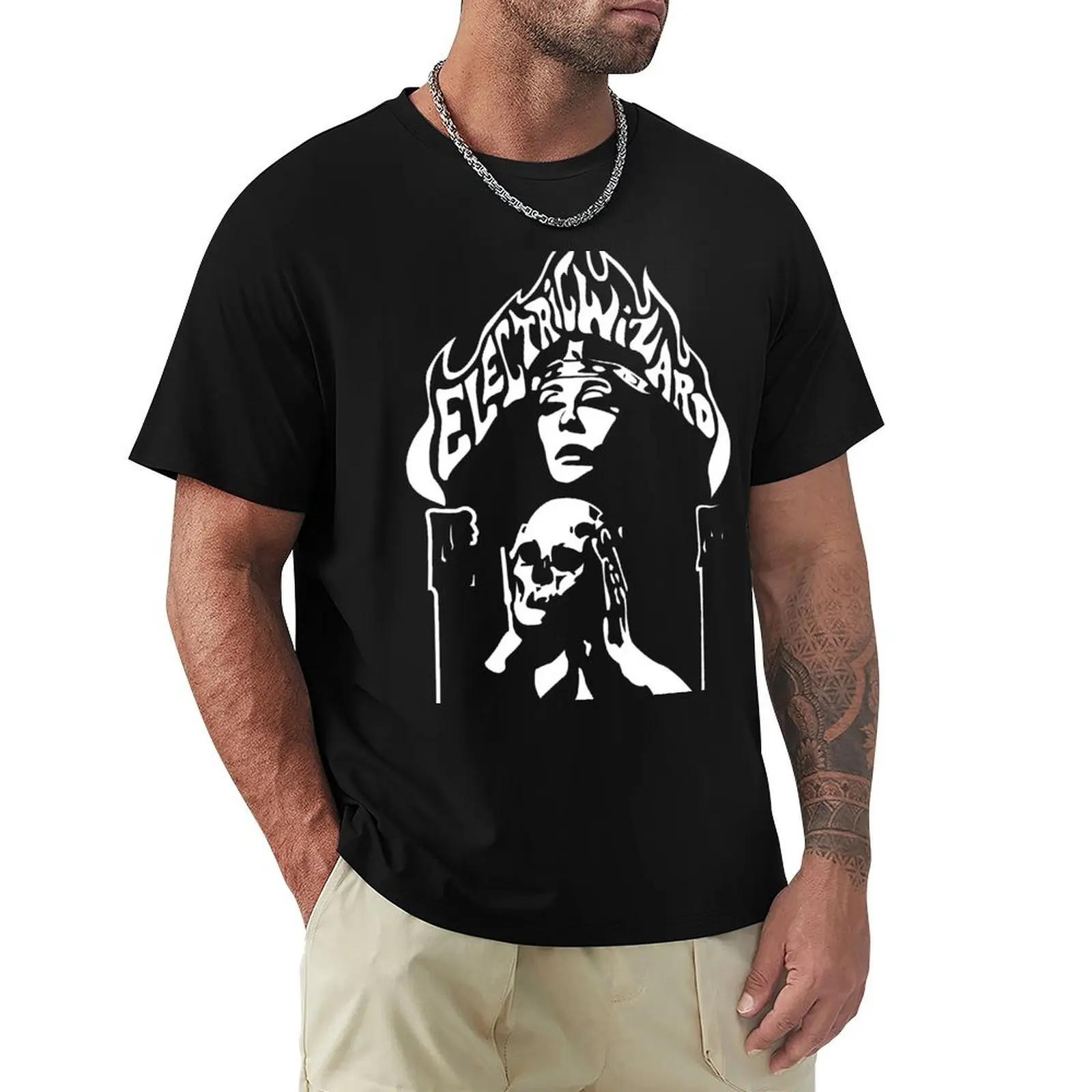Electric Wizard T-Shirt Basic Casual Wear Short Sleeve Top