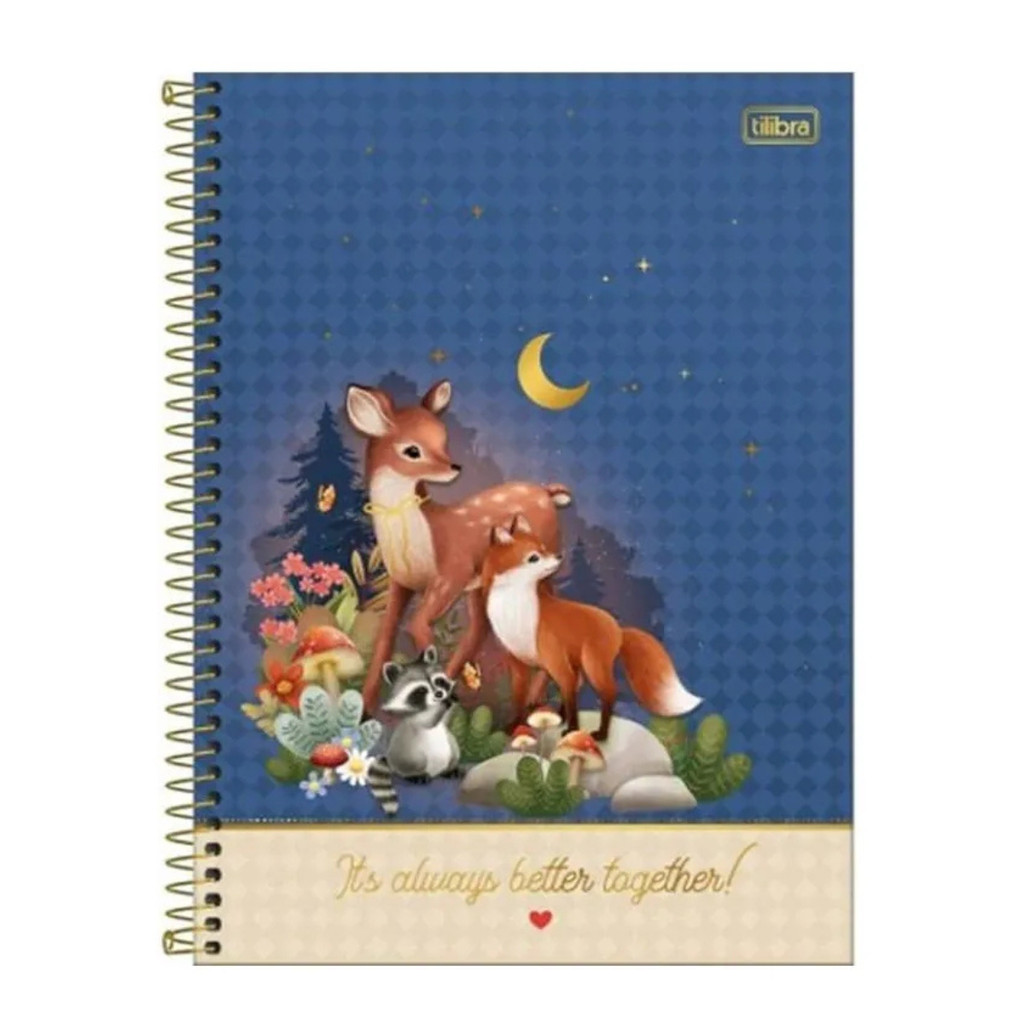 Caderno Universitário 1 Mat. Loveland Espiral Capa Dura