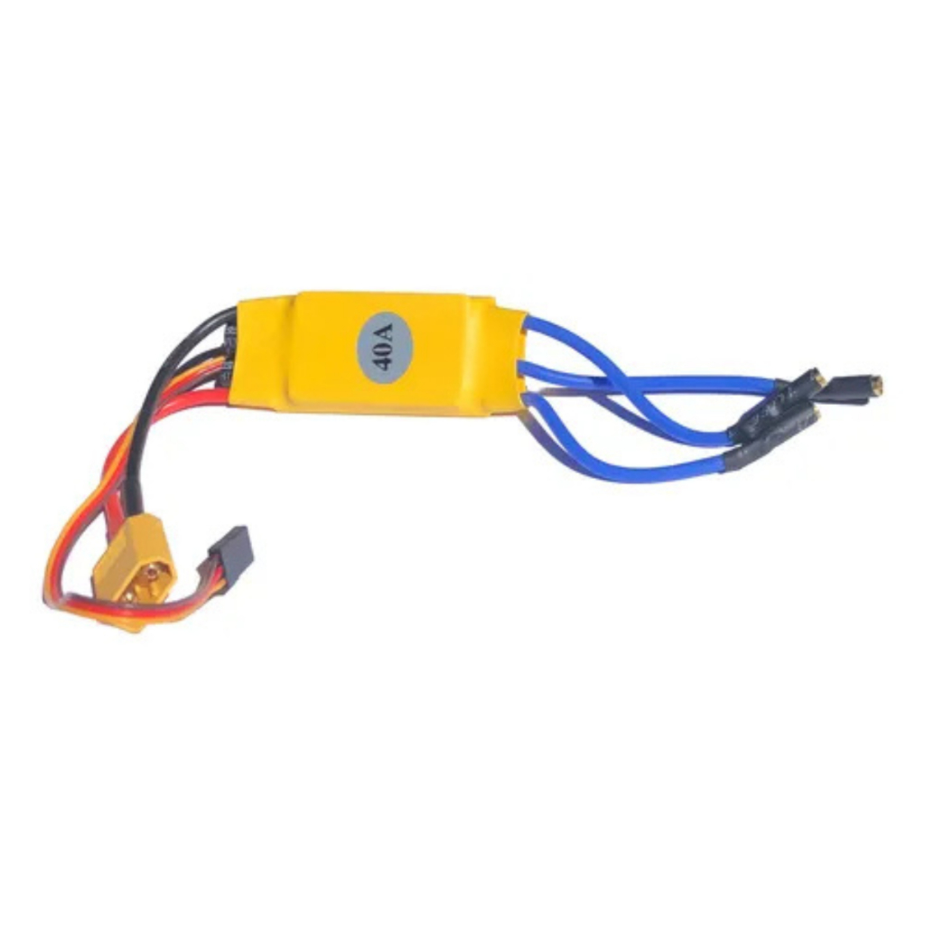 Esc 40a Brushless Speed Control Bec 5v/3a Lipo 2-4s Xt60