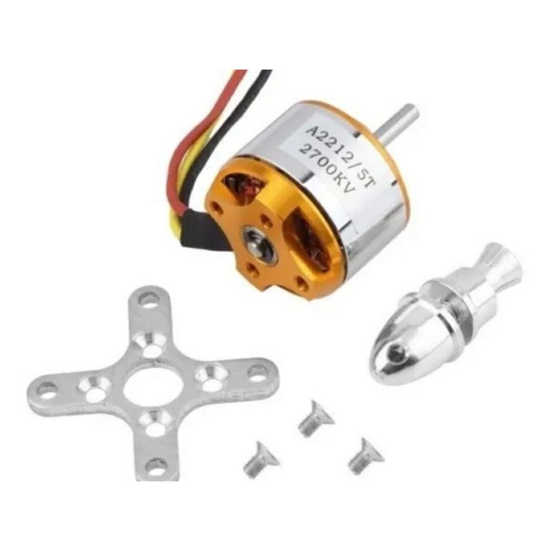Motor brushless 2212 2700kv aeromodelo asa zagi pylon racer speed esc lipo aero rc