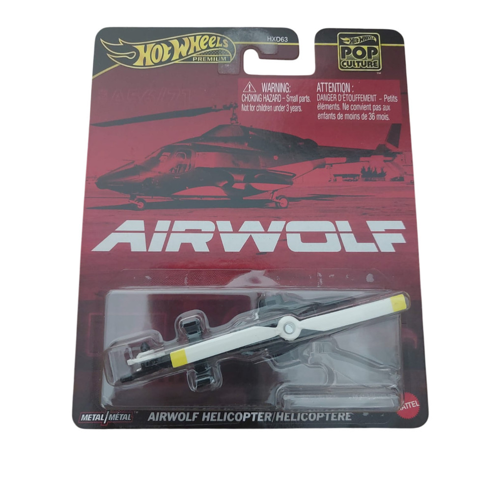 Hot Wheels Premium Airwolf Helicopter Hélicoptère