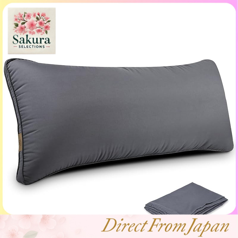 Travesseiros Premium Japoneses SleepLab – Alta Resiliência, Laváveis, Suporte Ergonômico para Pescoço e Ombros, Conforto de Qualidade Hoteleira, Disponíveis nos Tamanhos Padrão e Longo para o Corpo com Capas.