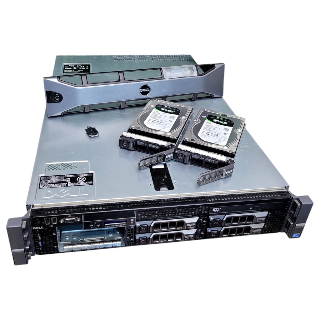 Servidor Dell Poweredge R710 2x Xeon Six Core 4tb Sas 32gb