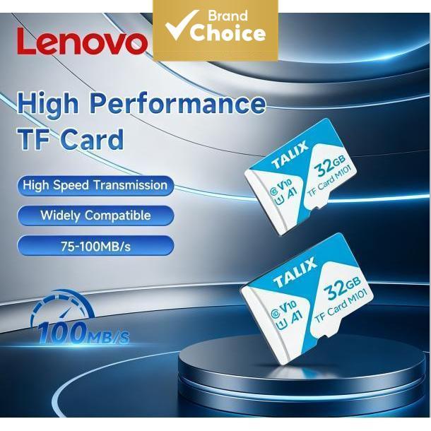 Lenovo Talix M101 32GB Cartão De Memória Micro SD De Alta Velocidade 2 Pacotes 4K HD Unidade De Expansão De Armazenament