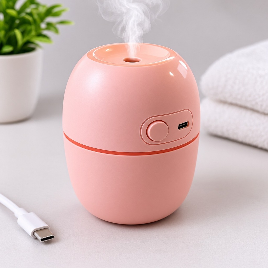 Mini Umidificador de Ar Portátil USB
