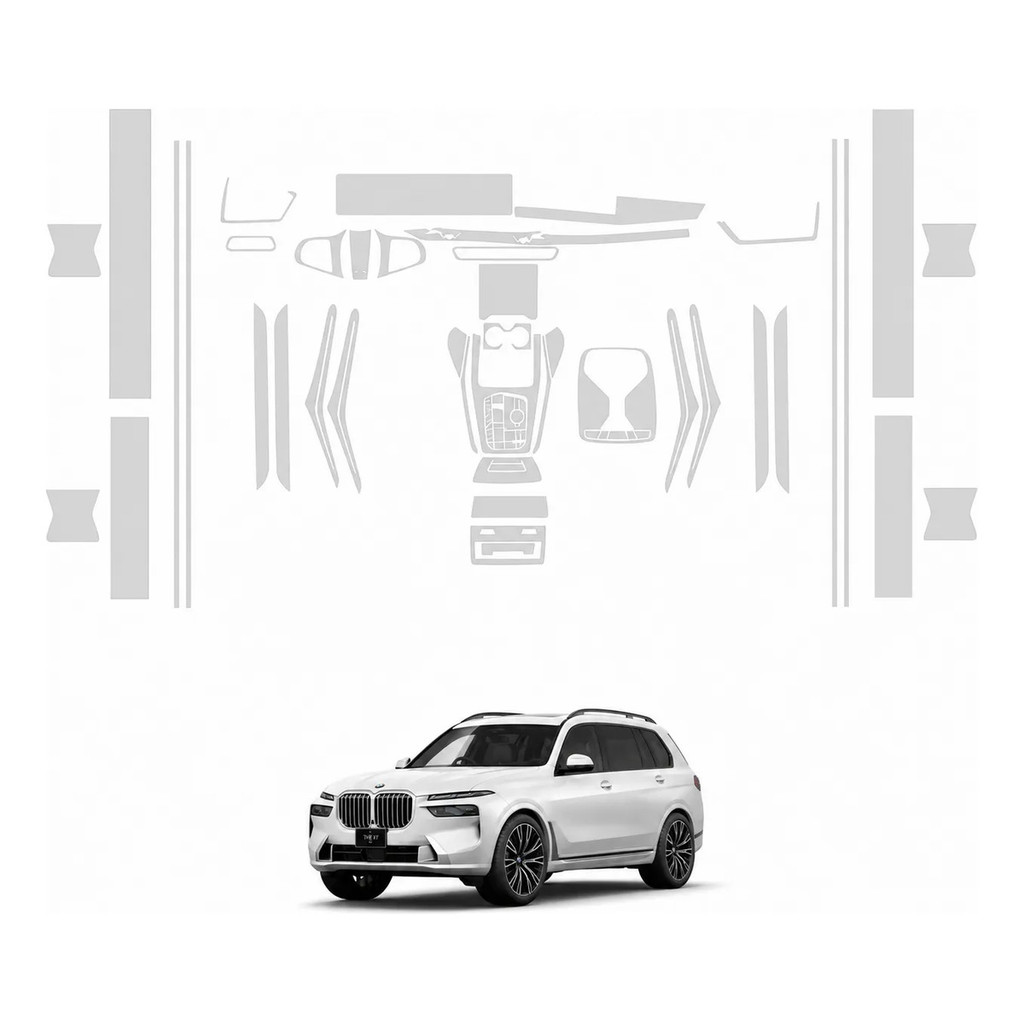 Película Ppf Tpu Bmw X7 2024 A 2027 Kit Interior + Exterior