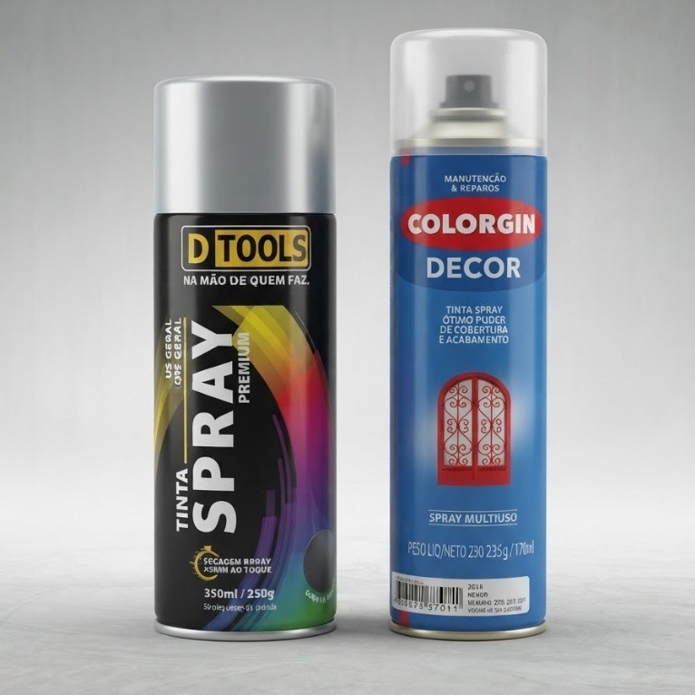 Kit Spray Tinta+Verniz BMW R 1250 GS: Prata Iceberg para Rodas, acabamentos metálicos e etc 300ml