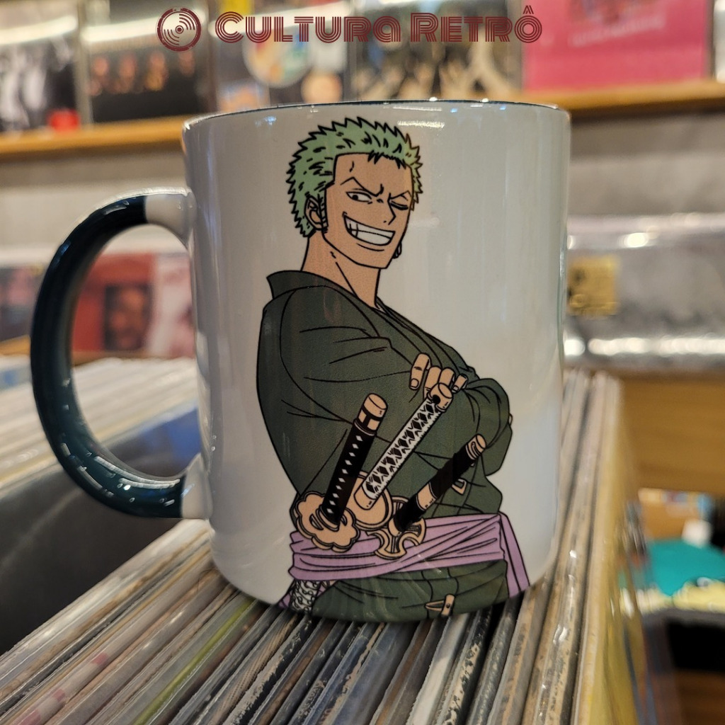 CANECA RORONOA ZORO ONE PIECE PITICAS OFICIAL 300 ML