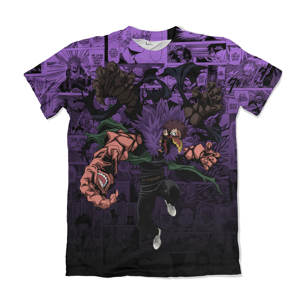Camiseta My Hero Academia Boku no Hero Overhaul Mangá 1 Anime Dry Fit Masculina Feminina Unissex