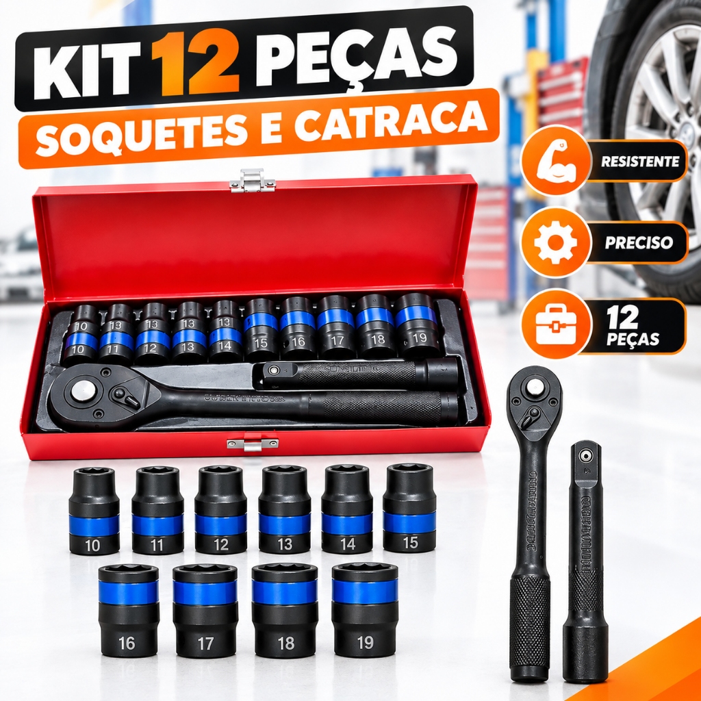 Ratchet Wrench Kit SOCKET SET 1/2