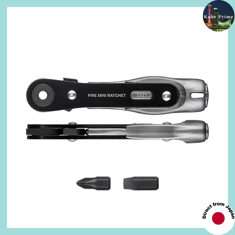 VESSEL Ultra-Thin Fine Mini Ratchet Drivers with Various Types and Accessories