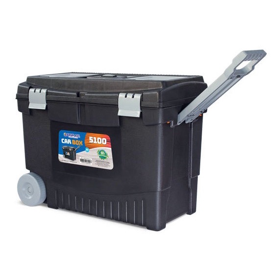 Caixa Maleta de Ferramentas Car Box C/ 2 Rodas Arqplast 5100