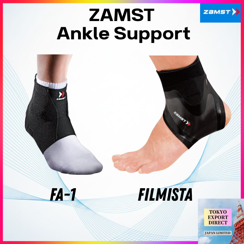 ZAMST FA-1/FILMISTA Soccer Ankle Support | Ultra-Thin Football Anti-Inversion Brace[DIRECT FROM JAPAN]