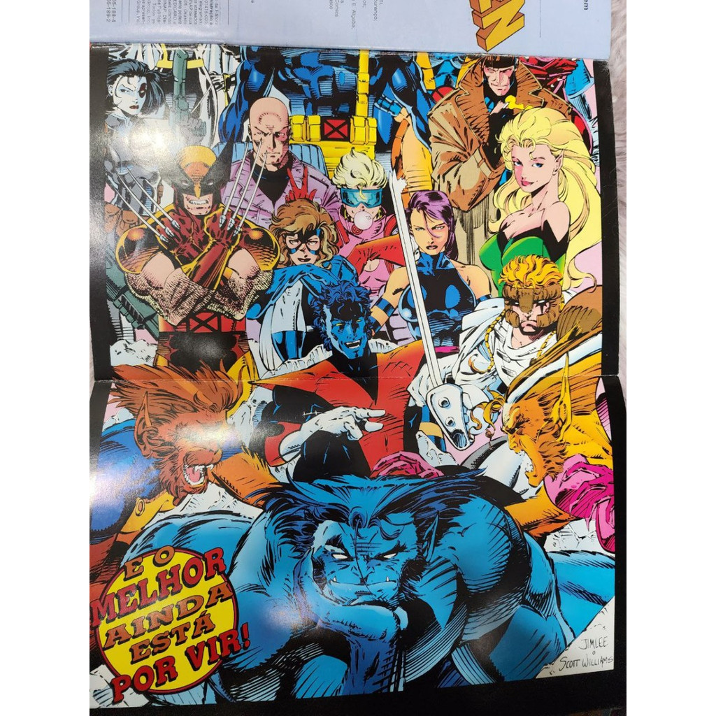 Almanaque X-men - Mini Série 3 Edições - Capa Poster-1ª Edição- Usado Em Estado De Novo- Marvel Comics