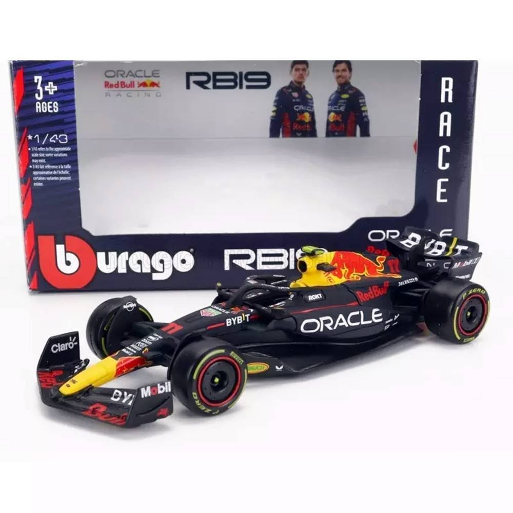 Miniatura Fórmula 1 Oracle Red Bull Racing RB19 - #11 Sergio Perez (2023) - 1:43 - Burago